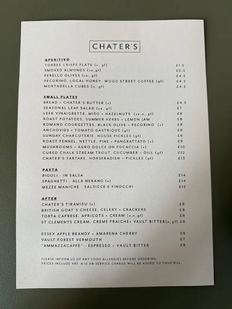 Menu_Chater's_Saffron Walden_immagine_3