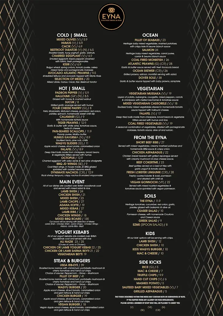 Menu_EYNA Basildon_Basildon_image_1