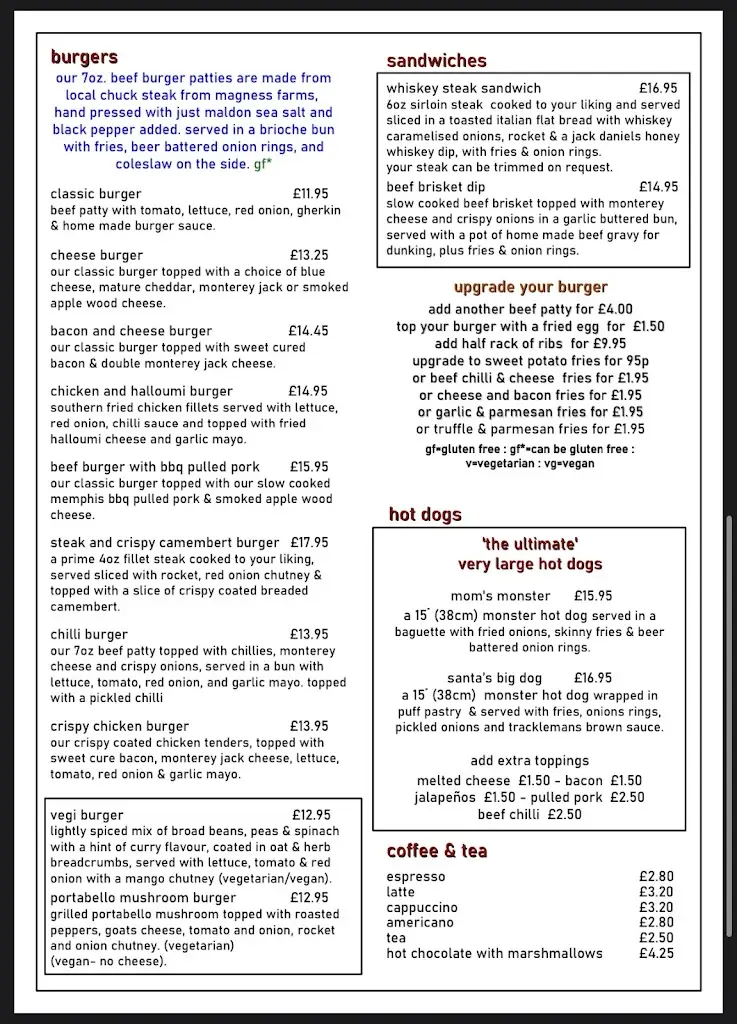 Menu_The Plough Bar & Grill_Saffron Walden_image_4