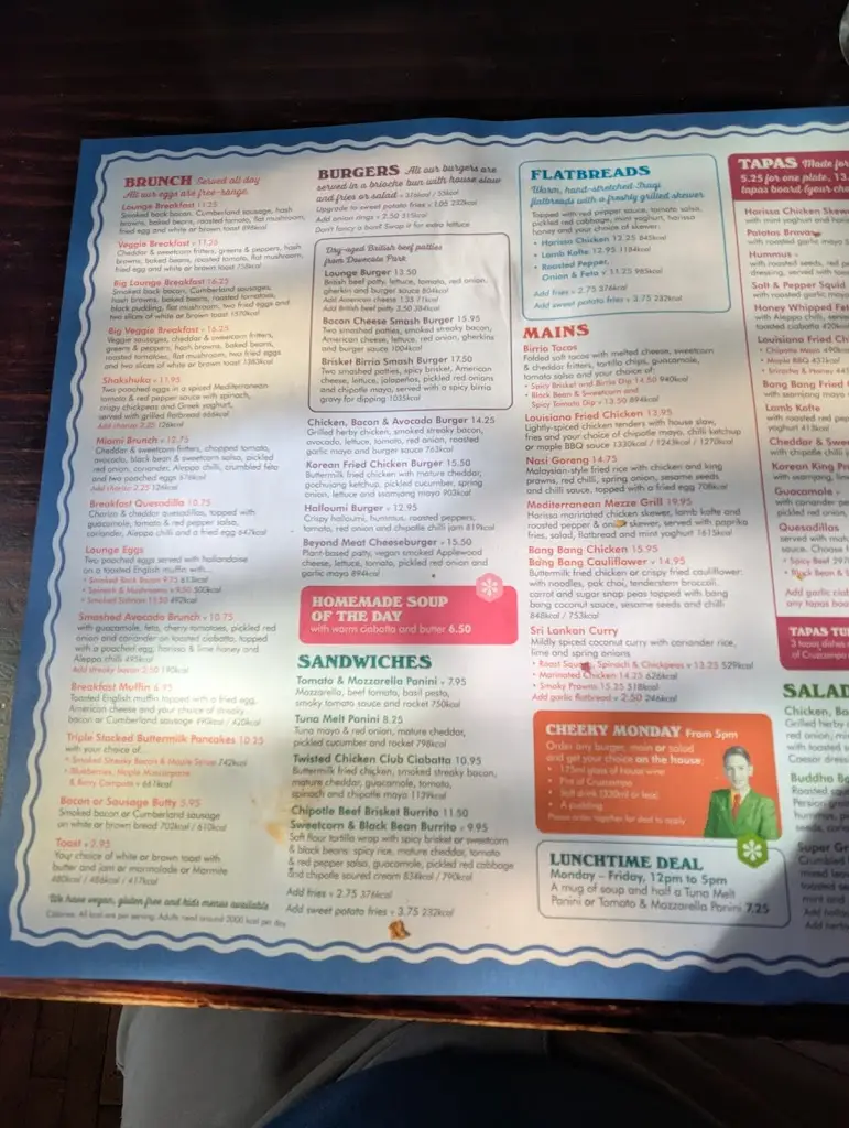 Menu_Zafferano Lounge_Saffron Walden_immagine_1