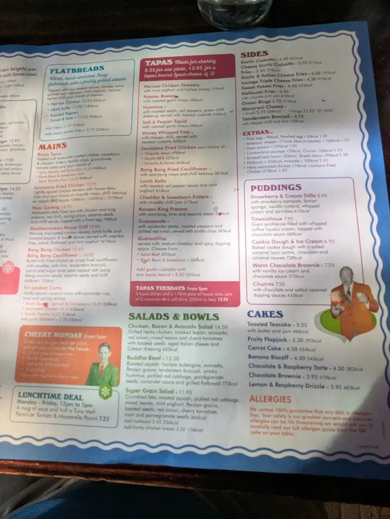 Menu_Zafferano Lounge_Saffron Walden_immagine_2