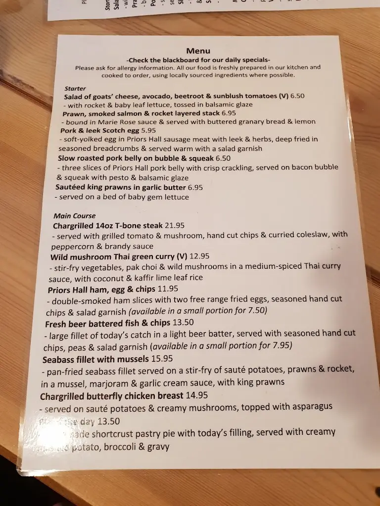 Menu_The Plough_Saffron Walden_image_4