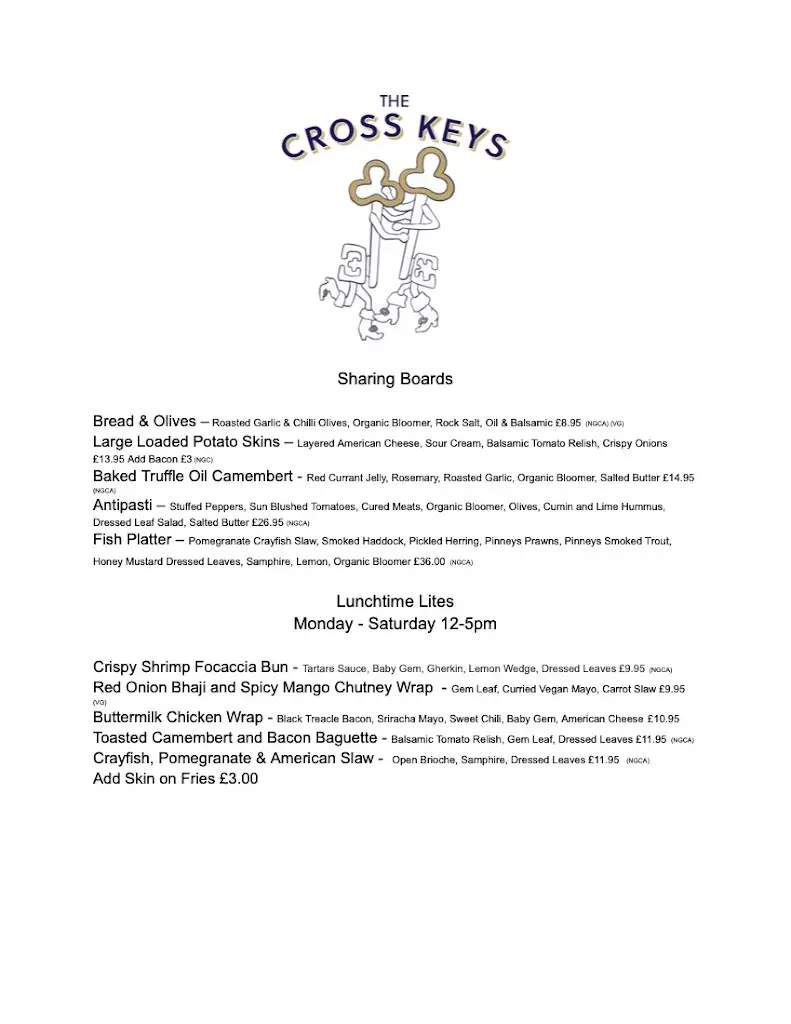 Menu_The Cross Keys_Saffron Walden_image_3
