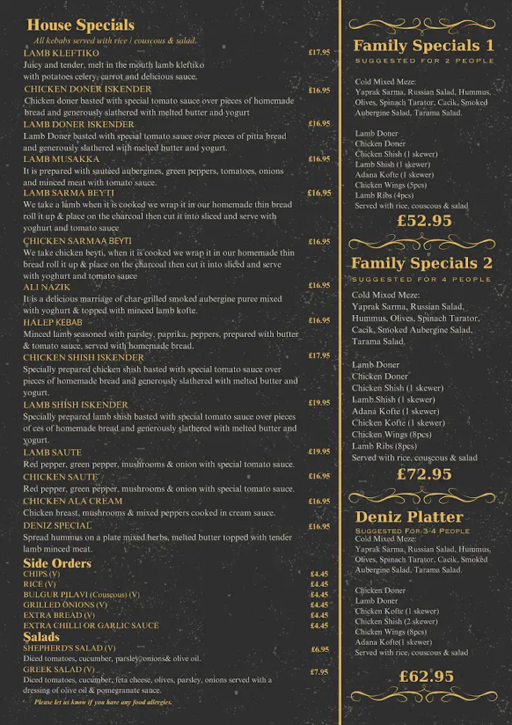 Menu_Deniz Restaurant_Basildon_image_1