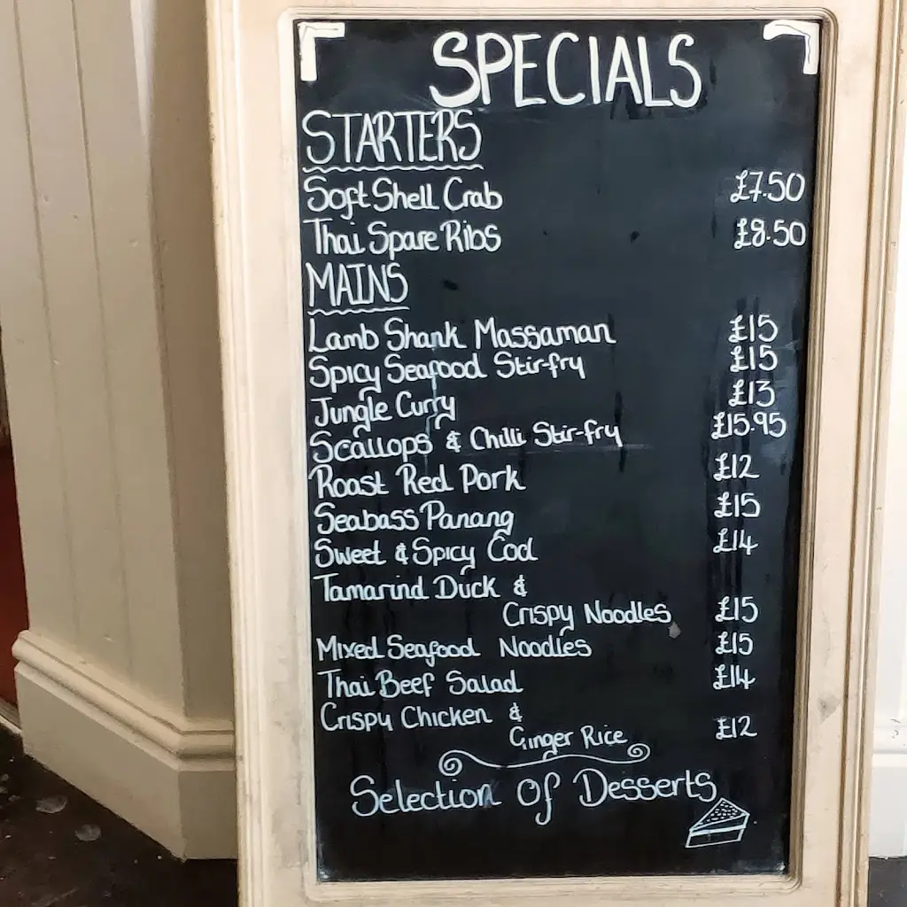 Menu_The Crown & Thistle_Saffron Walden_image_1