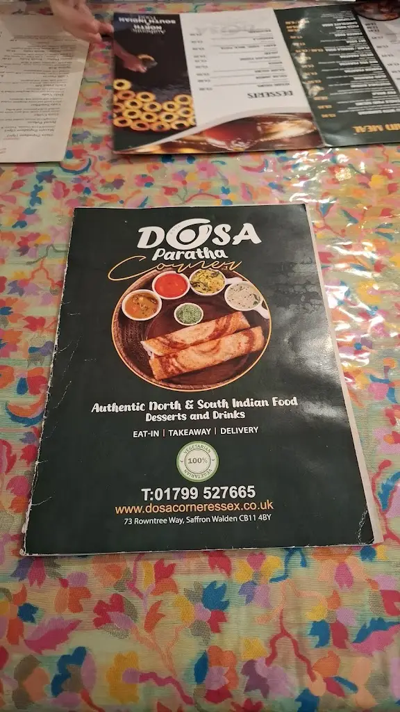 Menu_Dosa Paratha Corner_Saffron Walden_image_2