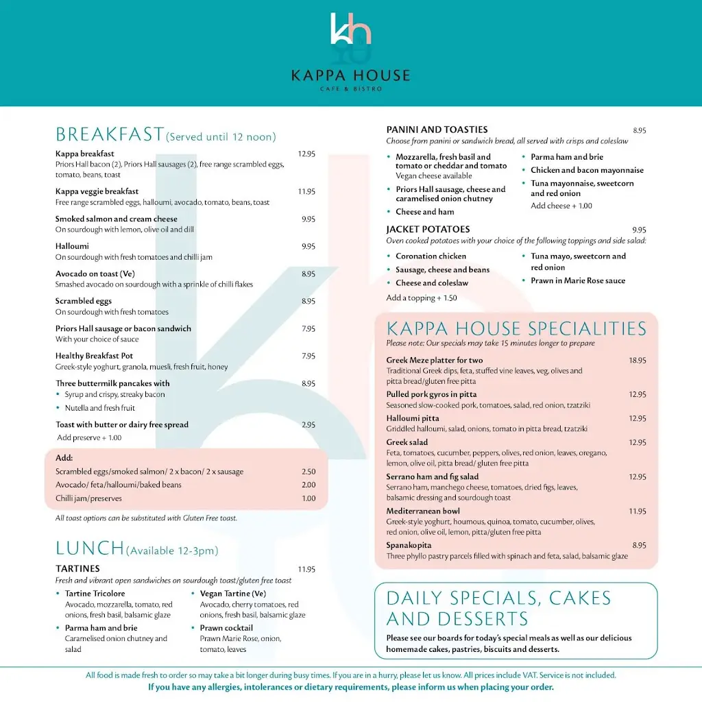 Menu_Kappa House_Saffron Walden_image_1