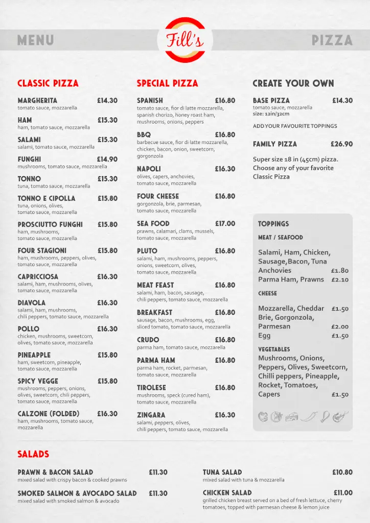 Menu_Fill's Café_Saffron Walden_image_3