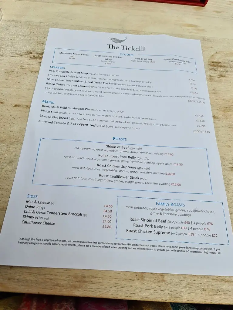 Menu_The Tickell Arms_Sawston_image_1
