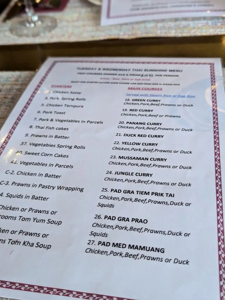 Menu_Thai Sunshine_Selby_image_1