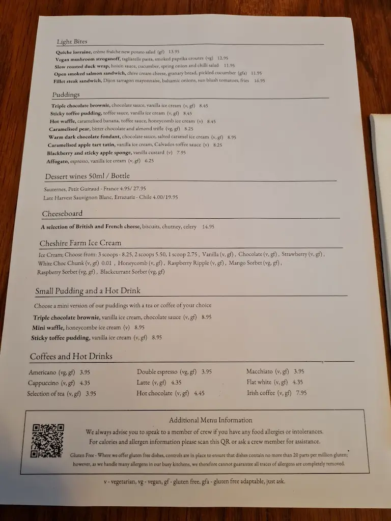 Menu_The White Hart_Sevenoaks_image_1