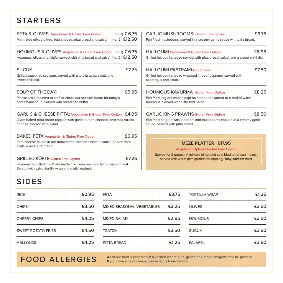 Menu_Lezzet Mediterranean bistro_Scarborough_image_3