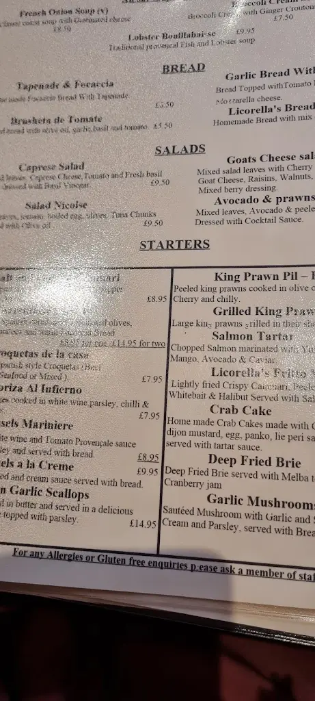 Menu_Licorella on York Place_Scarborough_image_2