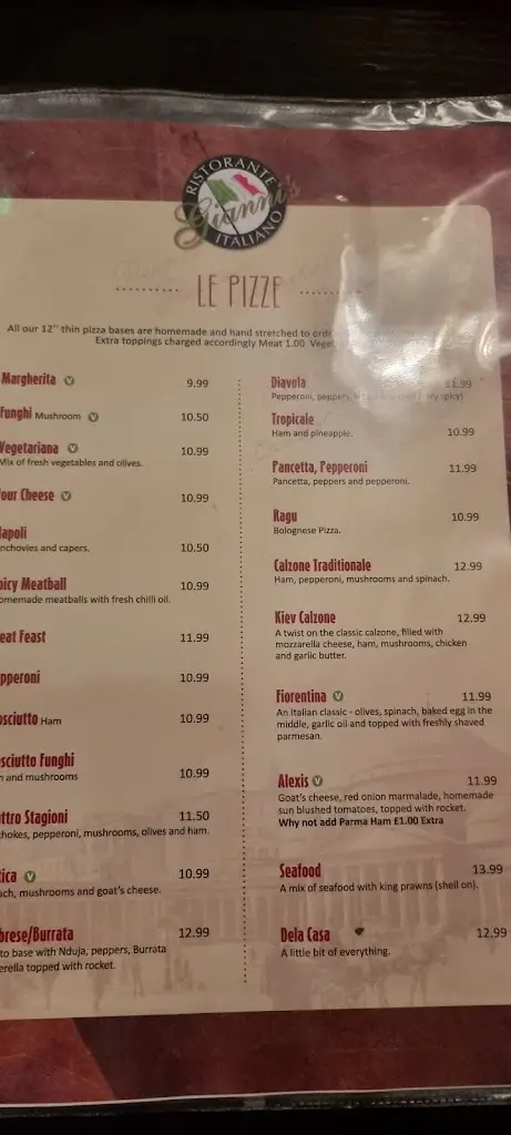 Menu_Giannis Italian Restaurant_Scarborough_immagine_3