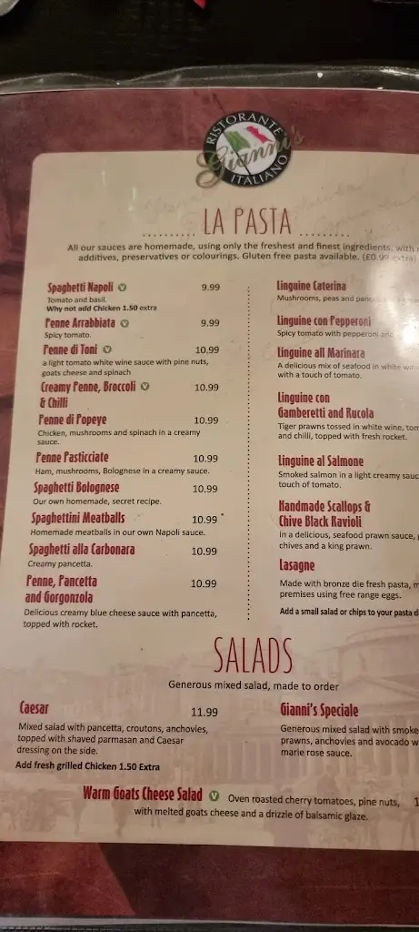 Menu_Giannis Italian Restaurant_Scarborough_immagine_4