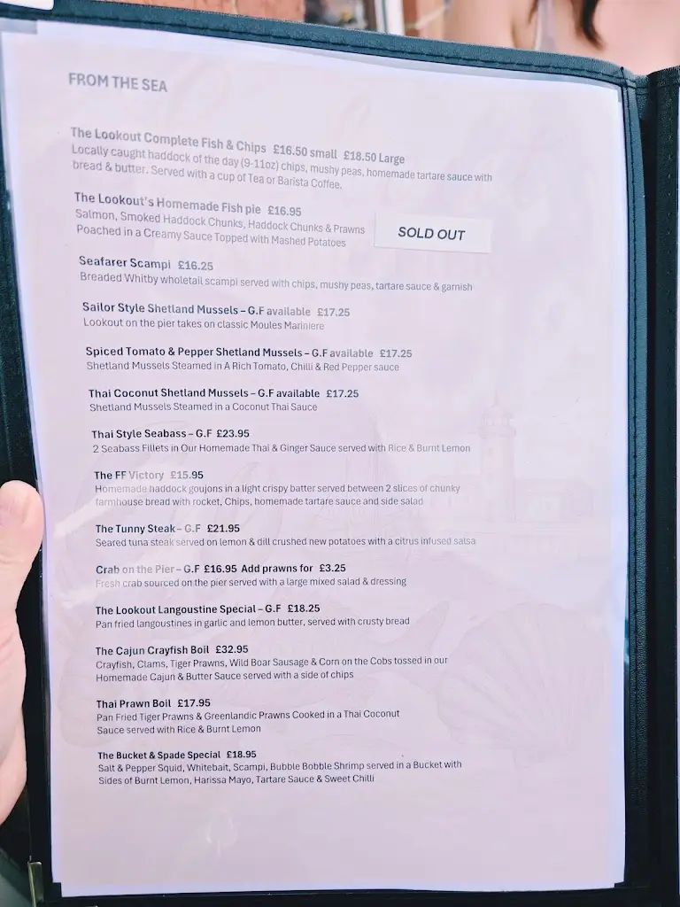 Menu_Lookout on the Pier_Scarborough_image_1