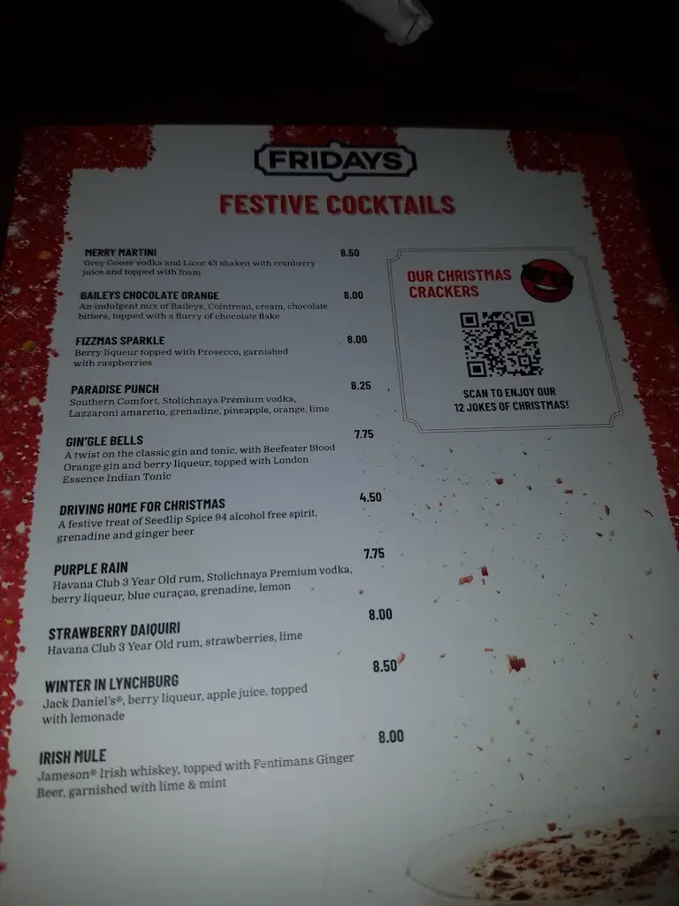 Menu_TGI Fridays - Basildon_Basildon_imagen_3