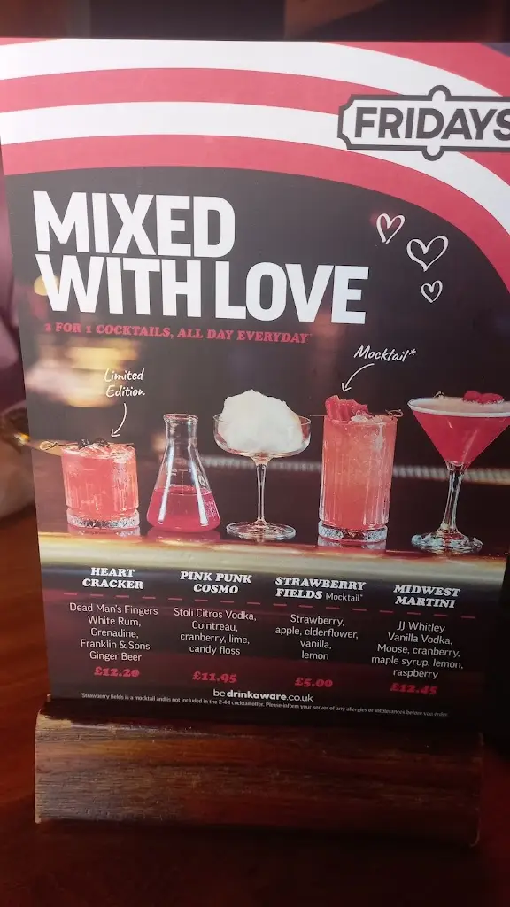 Menu_TGI Fridays - Basildon_Basildon_imagen_4