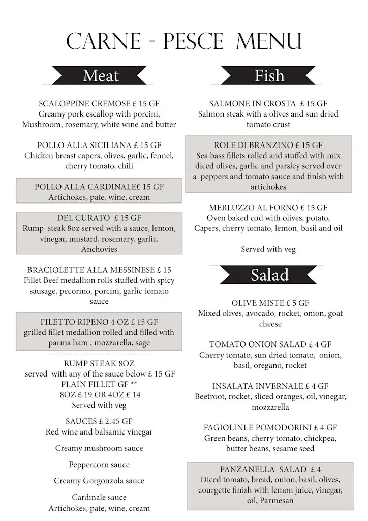 Menu_il Piatto Italian restaurant_Scarborough_image_4