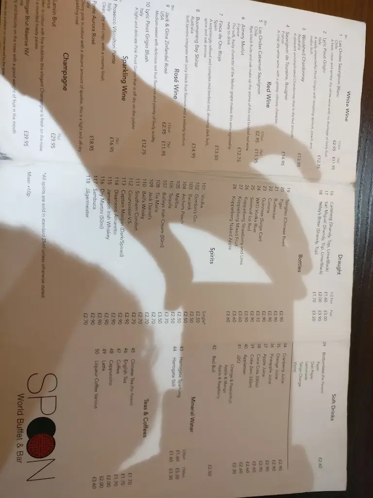 Menu_Spoon World Buffet & Bar_Basildon_image_2