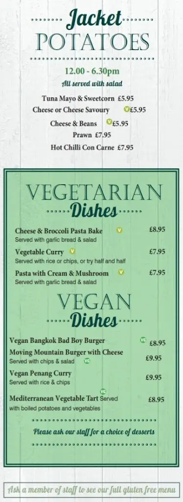 Menu_The Keel Row_Seaton Delaval_image_4