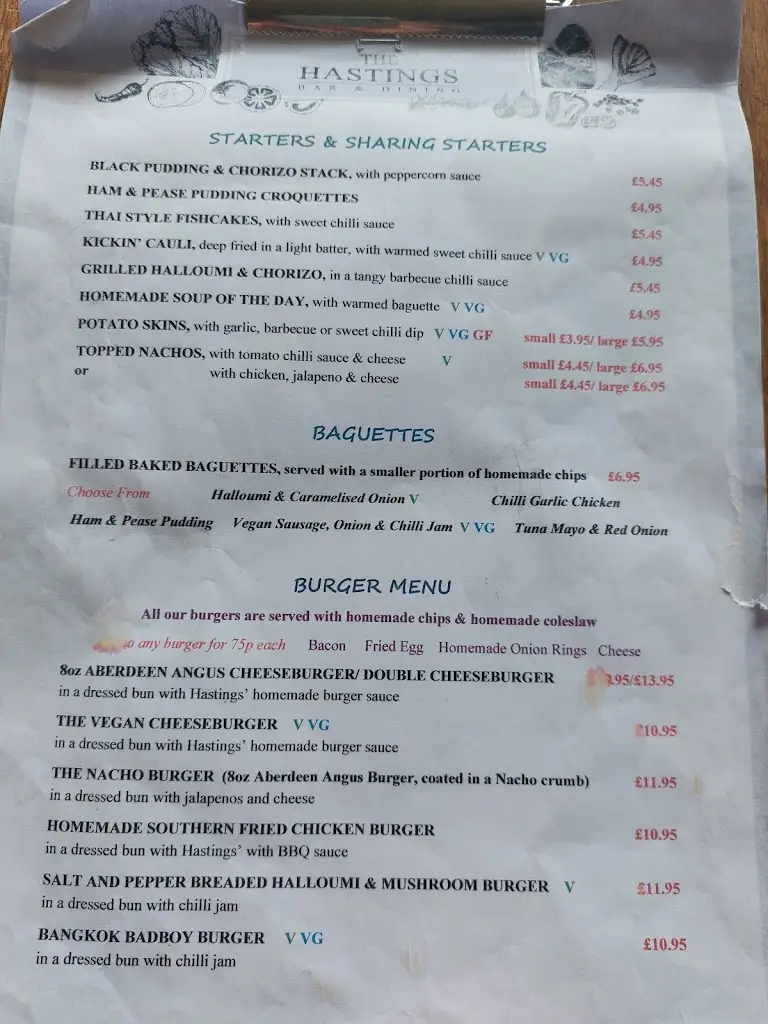 Menu_The Hastings Arms_Seaton Delaval_image_3