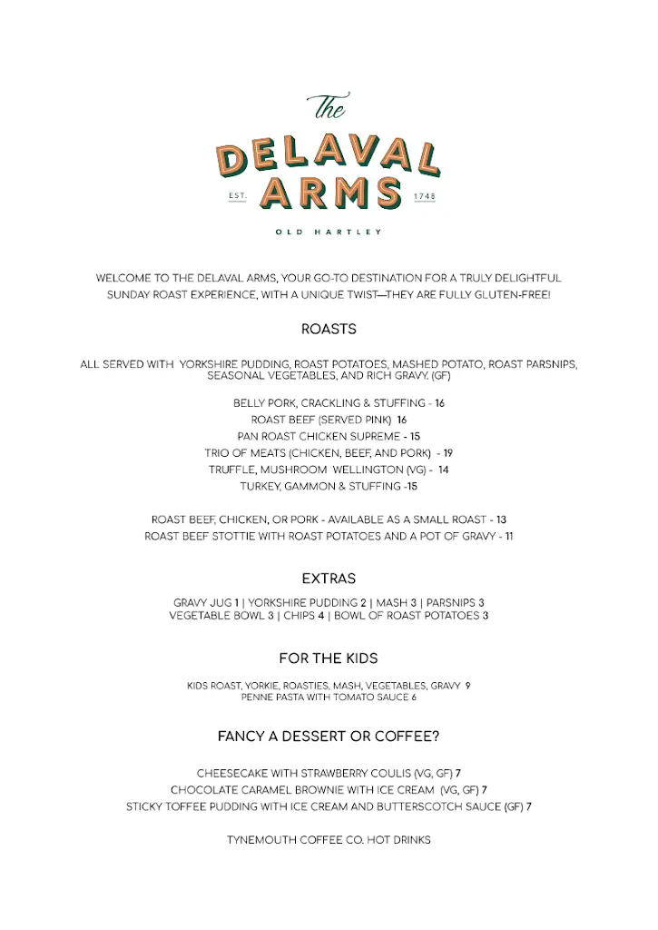 Menu_The Delaval Arms_Seaton Delaval_image_2