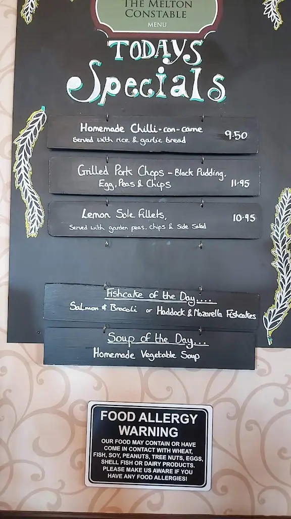 Menu_The Melton Constable_Seaton Delaval_image_3