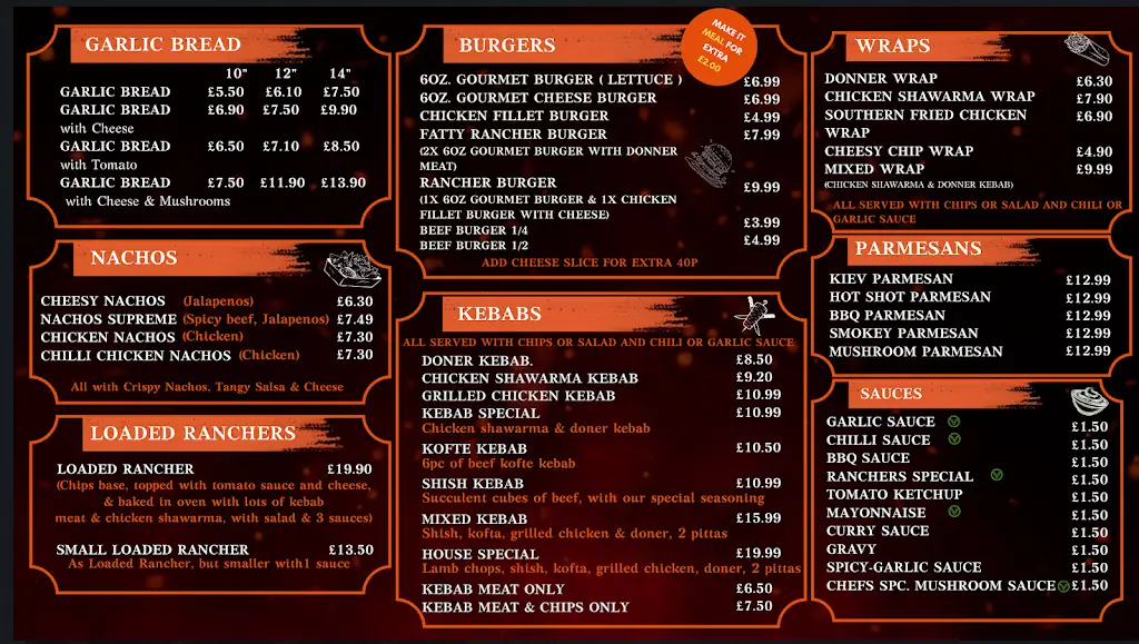 Menu_Chick Ranchers_Seaton Delaval_image_1
