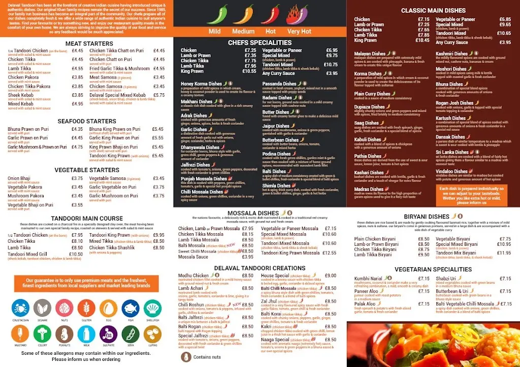 Menu_Delaval Tandoori_Seaton Delaval_image_1