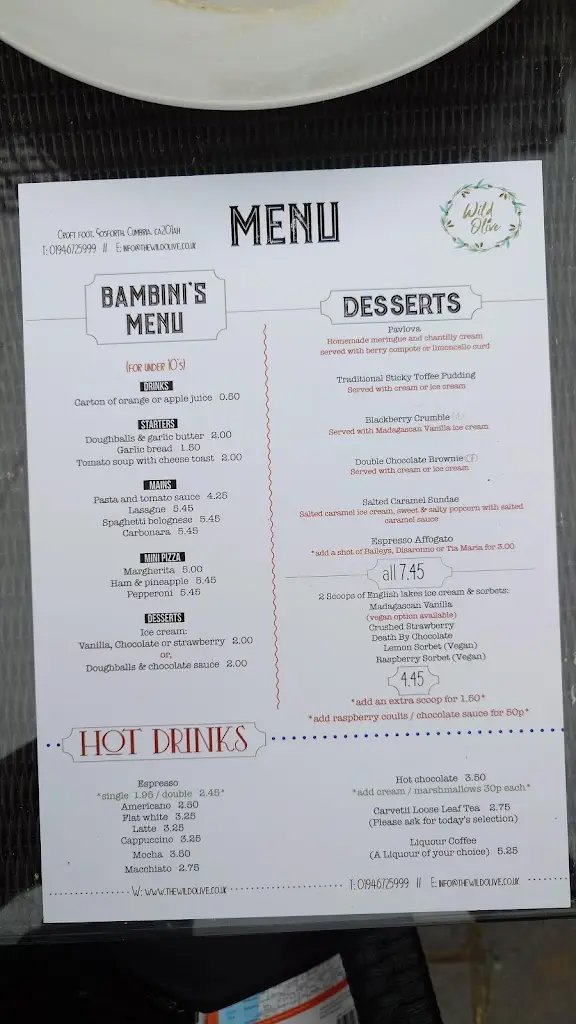 Menu_The Wild Olive_Seascale_image_1