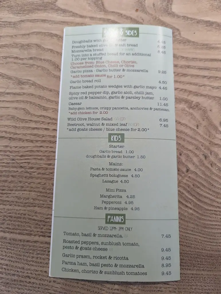 Menu_The Wild Olive_Seascale_image_4