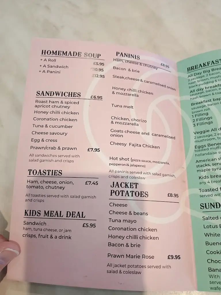 Menu_Mawson's Ice Cream Parlour_Seascale_image_1