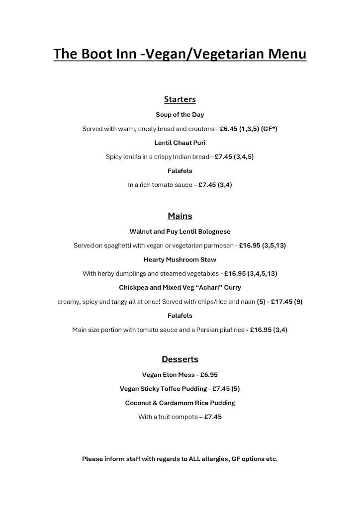 Menu_Boot Inn, Eskdale Valley_Seascale_image_3