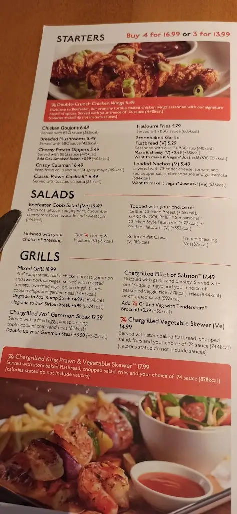 Menu_The Watermill Beefeater_Basildon_image_2