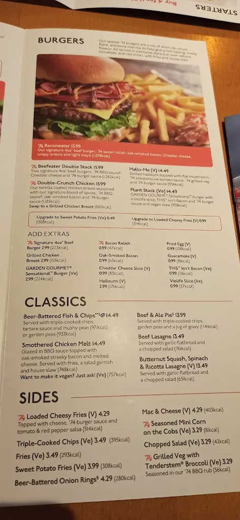 Menu_The Watermill Beefeater_Basildon_image_3