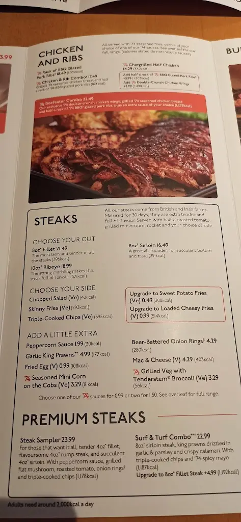 Menu_The Watermill Beefeater_Basildon_image_4