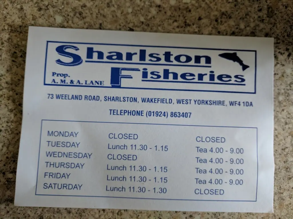 Sharlston Fisheries Restaurant in Sharlston