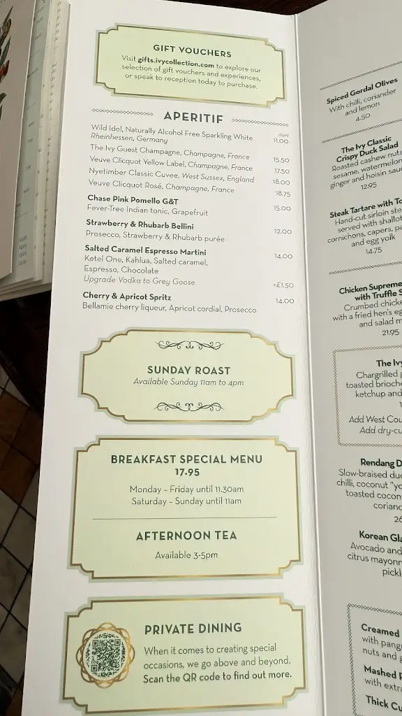 Menu_The Ivy Castle View_Send_image_1