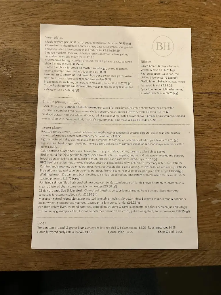 Menu_Bird In Hand - Woking_Send_image_2