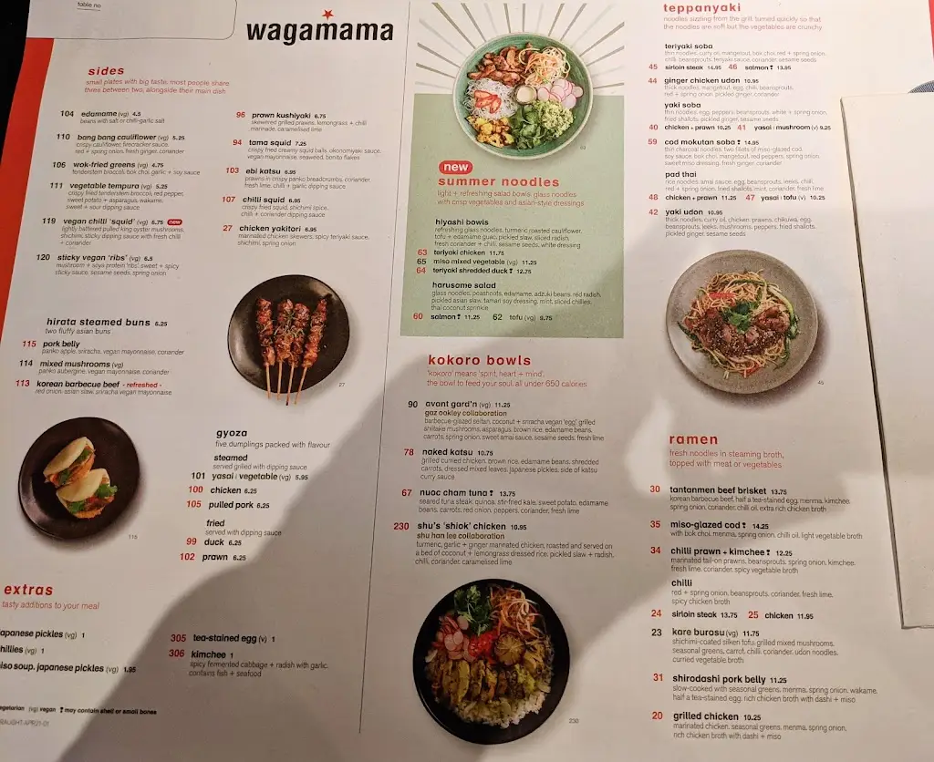 Menu_wagamama basildon_Basildon_image_1