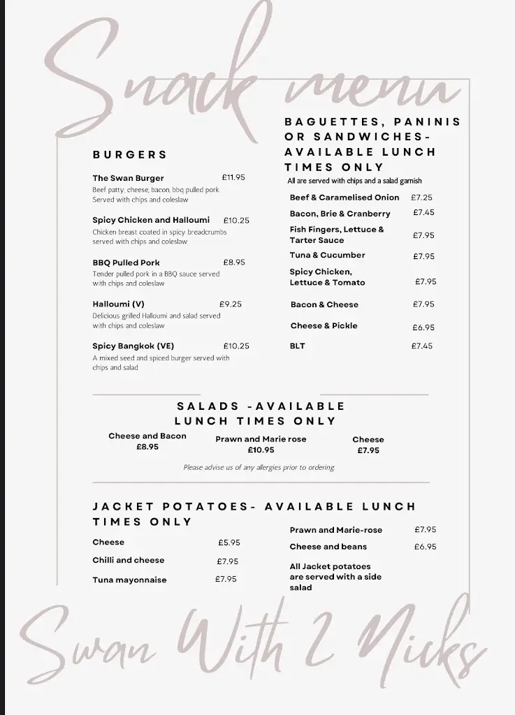 Menu_Swan with Two Nicks_Sharnbrook_image_1