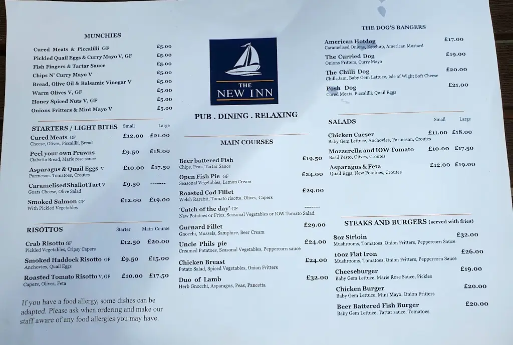 Menu_New Inn_Shalfleet_image_1