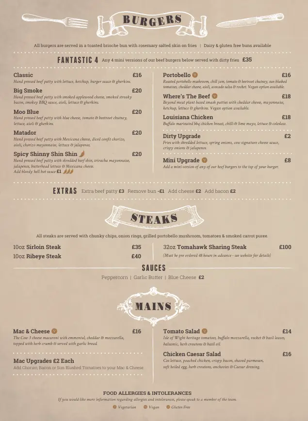 Menu_The Cow_Shalfleet_image_1