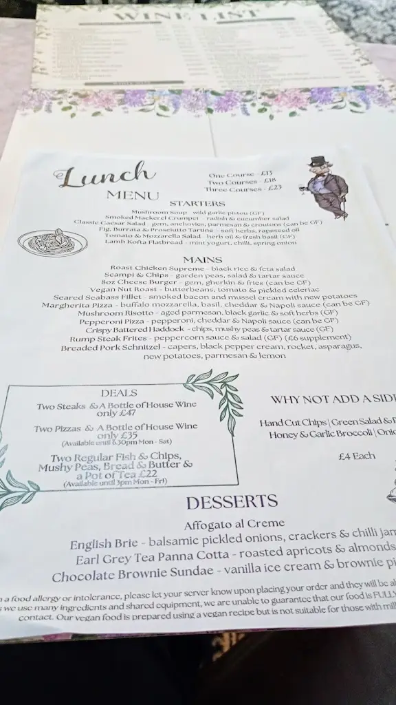 Menu_The Impeccable Pig_Sedgefield_image_1