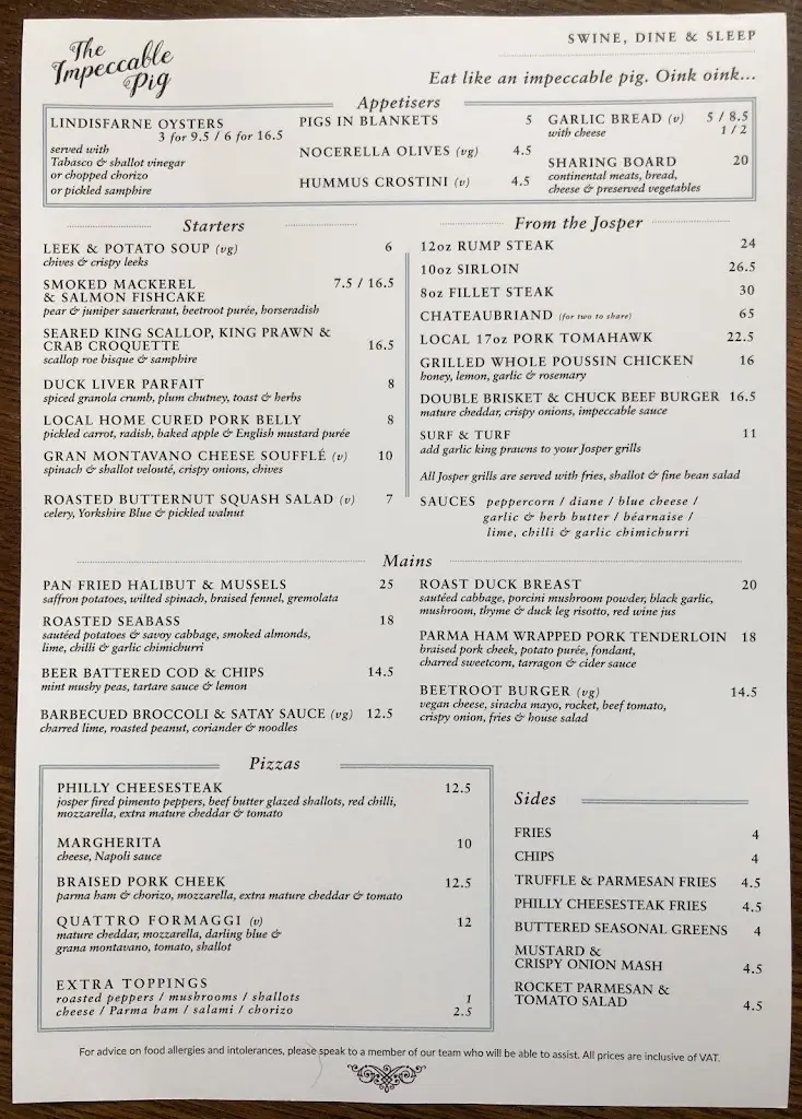 Menu_The Impeccable Pig_Sedgefield_image_3