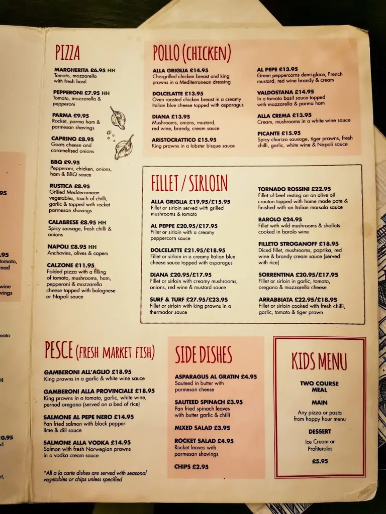 Menu_Julia & Sofia's Italian_Sedgefield_imagen_2