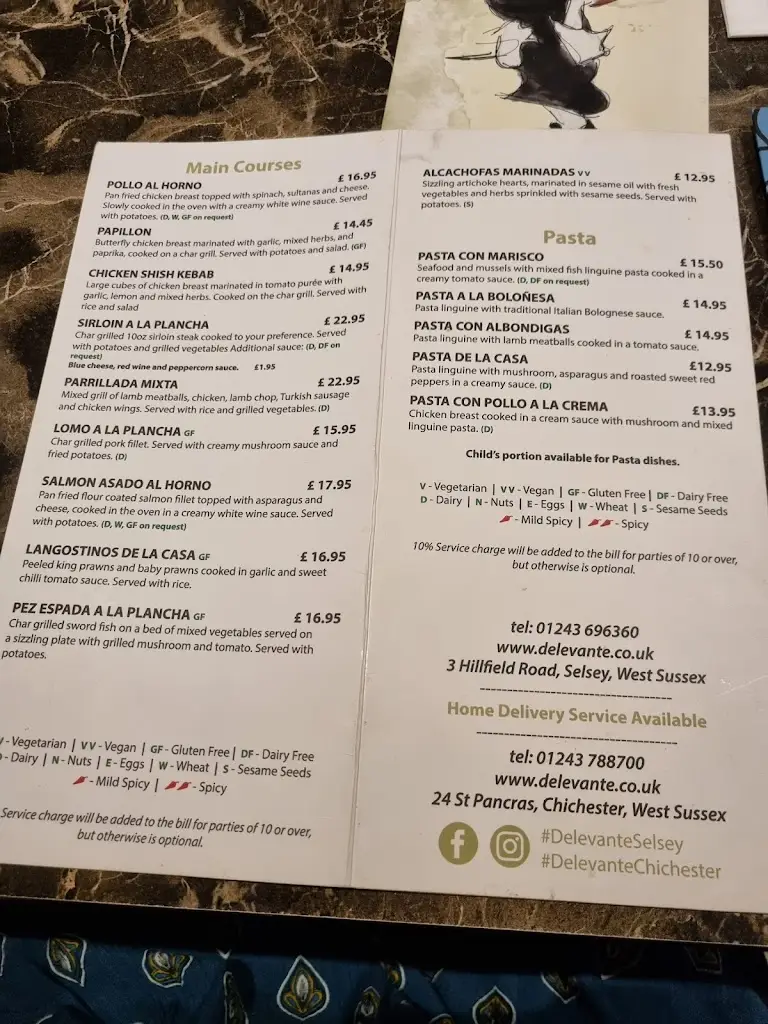 Menu_Lal Bar / Restraunt and Bar_Selsey_image_1