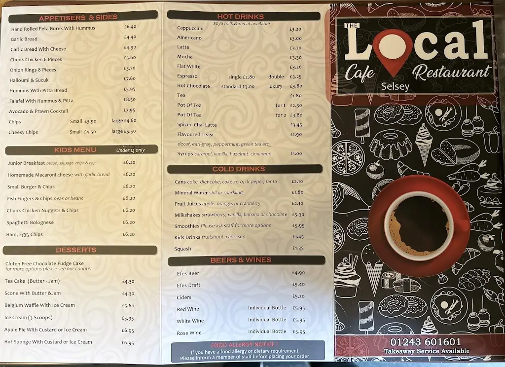 Menu_The Local Café, Selsey_Selsey_image_2