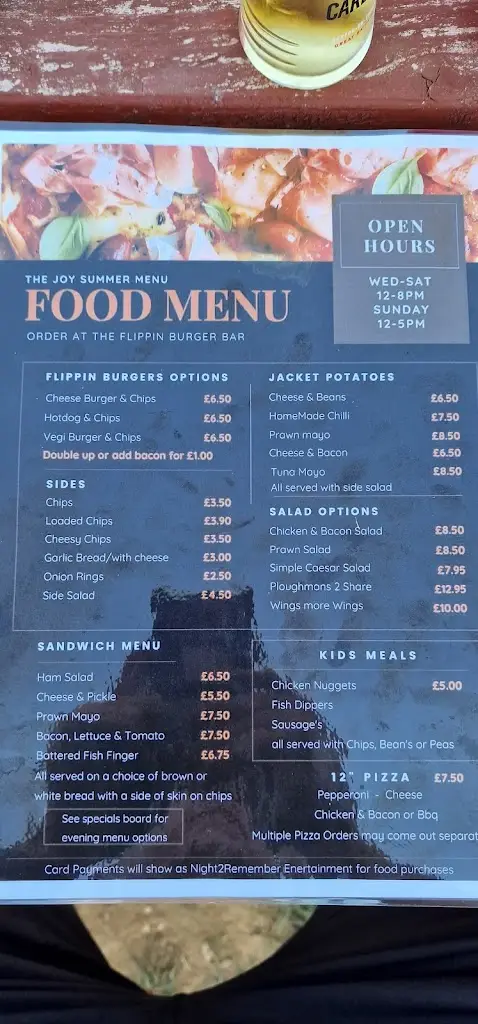 Menu_The Joy_Selsey_image_2